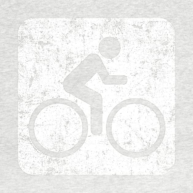 Cycling Sign - Distressed by PsychicCat